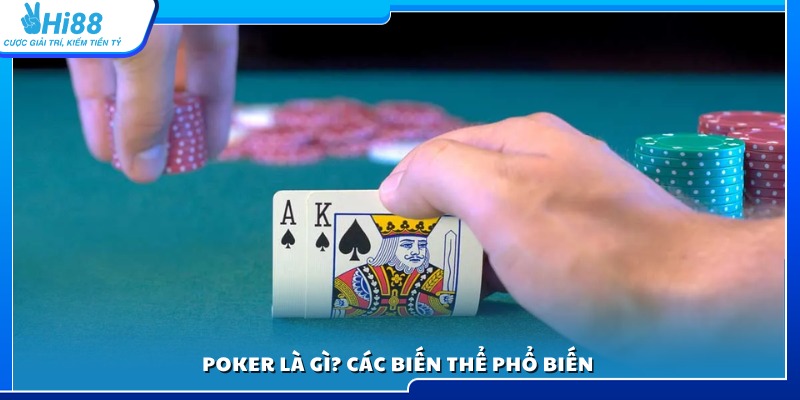 Poker là gì? Những lợi hình phổ biến nhất